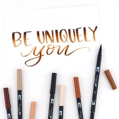 Tombow 56170 Dual Brush Pen Art Markers, 10 Count (Pack of 1), Portrait