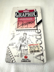 Rexel Derwent Graphic Designer Pencil Set 12 Medium B-6B H-4H In Tin Made UK