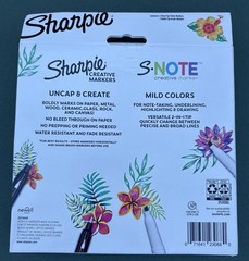 Sharpie Creative Markers Bullet Tip Acrylic M and Chisel Tip S Note Markers NIP