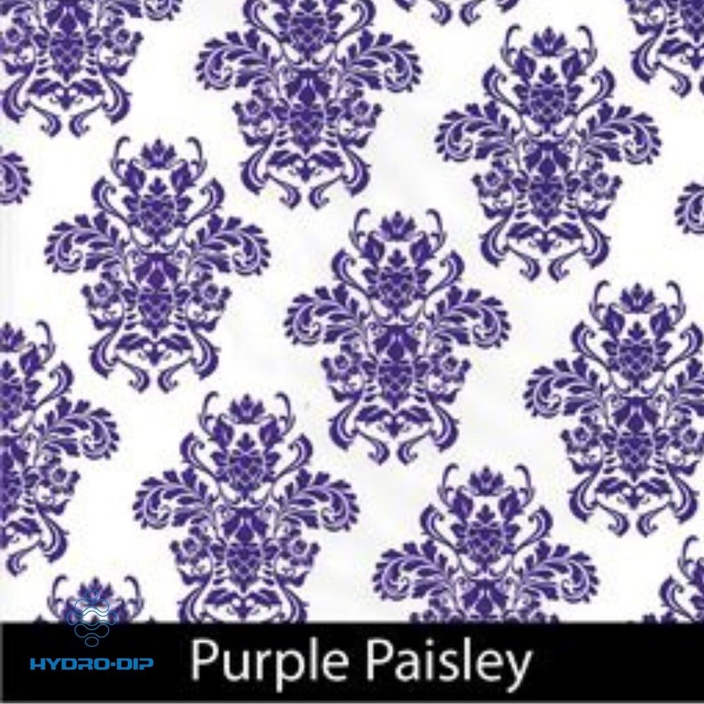 HD-I489 Purple Paisley (50cm)