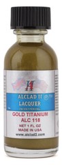 Alclad II ALC-118 Gold Titanium Lacquer Paint 1oz – US Fast Ship