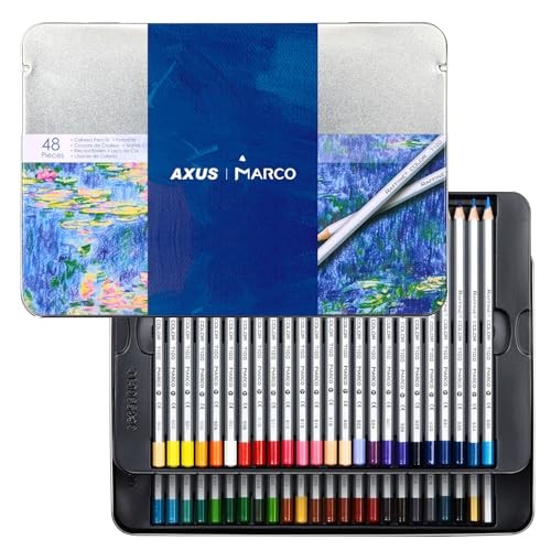 Oil-Based Colored Pencils Sets For Adults Colour Pencils 1 Count (Pack of 48)