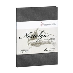 Hahnemuhle Nostalgie Sketch Book Portrait A5 (8.3×5.8 inches) 190gsm 40 sheet…