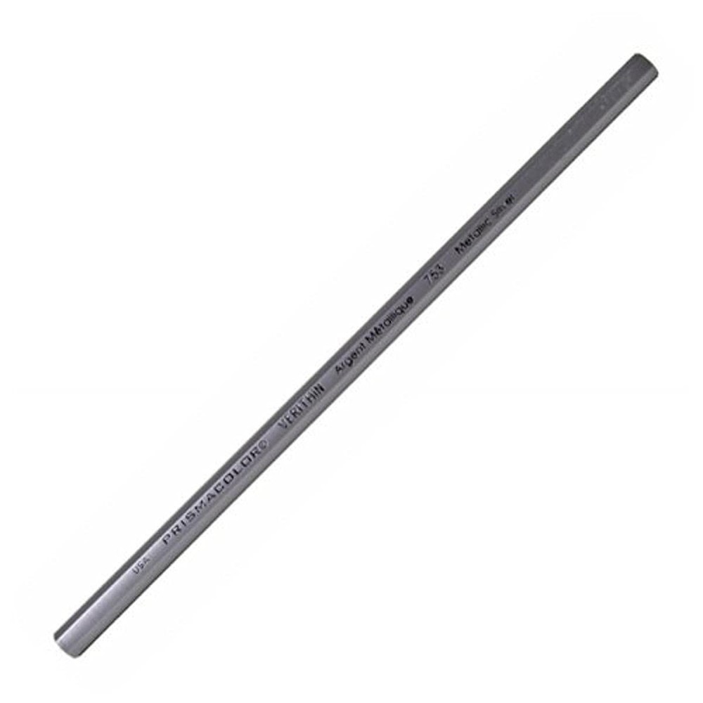 Prismacolor Verithin Colored Pencils, Metallic 1 Count (Pack of 12), Silver