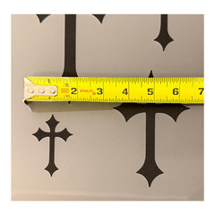 Cross #7 Stencil 10mm or 7mm Thick, Crosses, Skull, Tattoo, Tribal, Airbrushing!