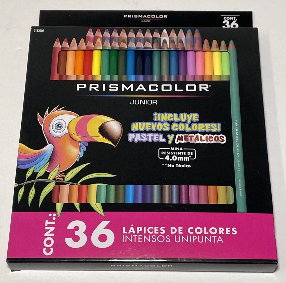 PRISMACOLOR Colored Pencils Set 36 Includes Pastels and Metallics