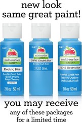 Multi Surface Acrylic Paint, 2 oz, Sunbeam 2 Fl Oz