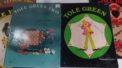 TOLE RED ORANGE GREEN BROWN YELLOW 70s 80s Vintage Painting Booklets Lot 7 T51