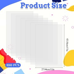 11×17 Translucent Vellum Paper Sheets 100 Sheets 60 GSM Vintage Tracing Paper