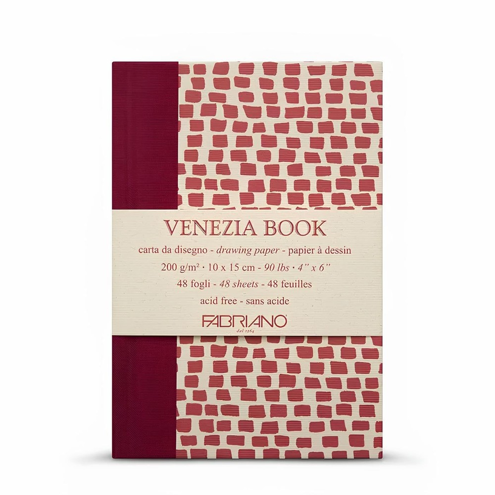 Venezia Notebook Set, White Paper, 10×15 cm, 48 Pieces for Creative Projects