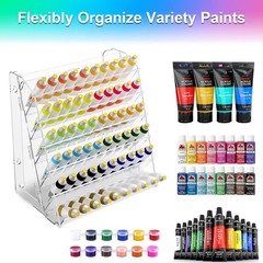 Acrylic Paint Storage Case for Bottles(2 Fl Oz), Craft Paint Storage Bottle Orga