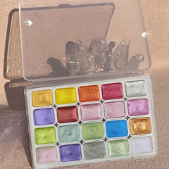 Color Pearl Watercolor Pigment Set for Traditional Chinese Painting