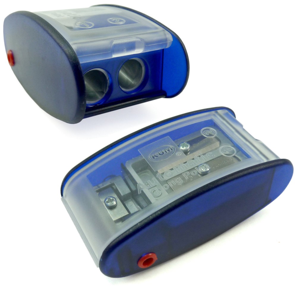 Pack of 2 Kum Extra Long Point Pencil Sharpeners: Drawing Painting Art Supplies