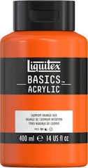 BASICS Acrylic Paint, 400Ml (13.5-Oz) Bottle, Cadmium Orange Hue
