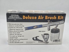 NEW IN BOX Central Pneumatic Deluxe Airbrush Kit Item 95810