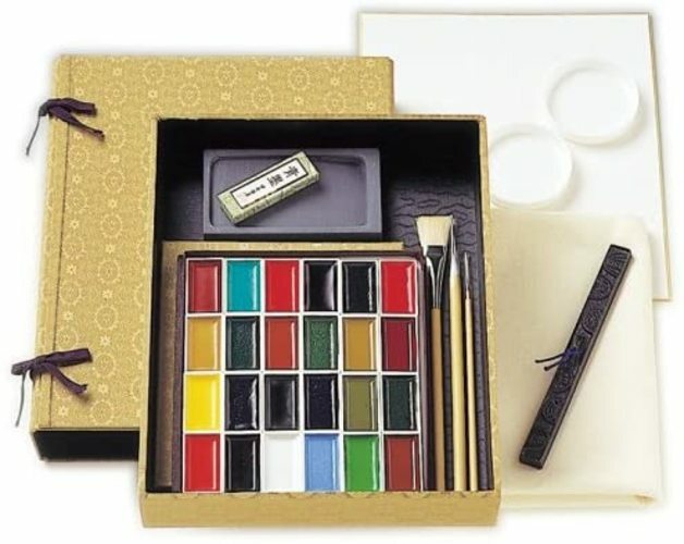 Japanese painting color ink set No.3 24 colors