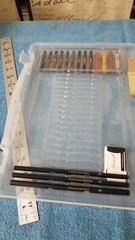 Artist Oil Pastels, Charcoal Pencils Plus several other items with case