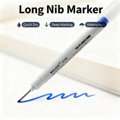 Zhhanhanw 10 Pcs 20MM Long Head Deep Hole Marker Pens,Multi Multicolor