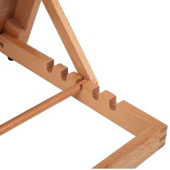 Falling in Art 5-Position Wood Drafting Table 16 1/2” L x 12 1/8” W, brown