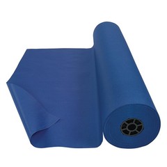 Colorations 36″ x 1000′ Dark Blue Dual Surface Craft Paper Roll