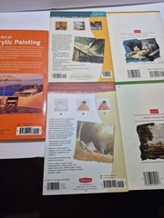 Walter Foster Art Books Lot of 5 Oil Painting, Painting in Acrylics