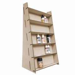 RWD Paint Rack – Shelf Display Laser cut Vertical for 17ml paints (T60)