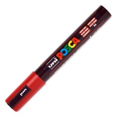 Posca Markers, Paint Marker, Ruby Red Paint, 5M Medium Tip, Opaque, Acrylic