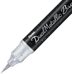 Arts Dualmetallic Brush, Silver Ink
