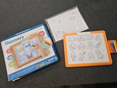NEW!!! Discovery LED Tracing Tablet, 26-Piece Set with Washable Markers, Tracing
