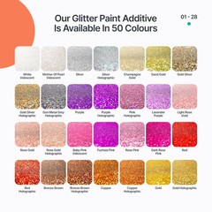 Holographic Silver Strands Glitter Paint Additive 100g (3.5oz) | Sparkle Glit…