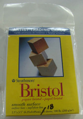 Strathmore Artist Trading Cards Vellum Bristol Paper, 2.5×3.5″, 18 Wt Cards