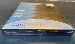 Pacon Array Black Cardstock 65 lb. Paper 8.5″ x 11″ 100 Sheets/Pack (101187)