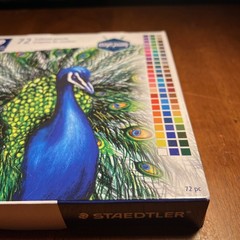 Staedtler Colored Pencils 72 Colors Triangular Barrel Sharpened NEW Artists
