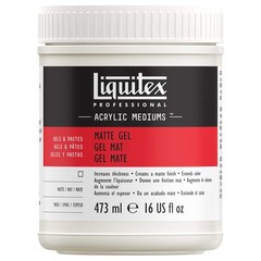 Professional Matte Gel Medium Acrylic Paint Mixing Art Supply 473ml 16oz
