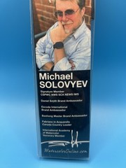 Michael Solovyev Signature Silver Flat Watercolor Brush Set-2 Brushes #4 & #6