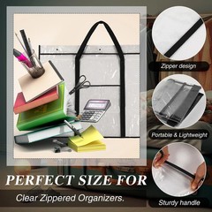 Windyun 2 Pack Large Poster Storage Bag 48″ x 36″ 48 x 36 inches, Black