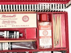 1948 Marshall’s Photo-Oil Colors Advanced Set Hand Tinting Kit Brooklyn NY