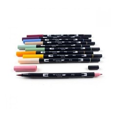 56216 Dual Brush Pen Art Markers, Cottage, 10-Pack. Blendable, Brush and Fine…