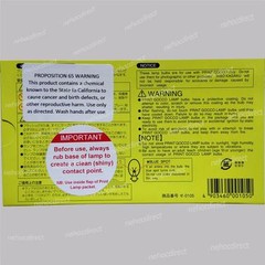 RISO Print Gocco Lamps (flash bulbs) for B6, B5, PG-5, PG-11 – Pack 10
