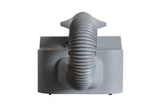 HB-16-2F Paasche Hobby / Craft Airbrush Spray Booth W/ Dual Fans & Exhaust Duct)