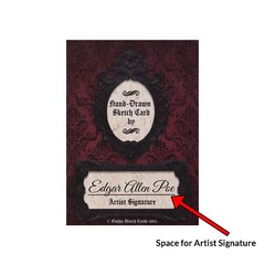 25 Gothic Sketch Cards – Blank Trading Cards – 2.5x 3.5 – 32pt – For Gothic Art