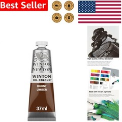 Winton Artist Oil Color Burnt Umber 37ml Tube Student Professional Paint Pigment