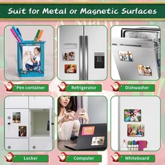 50pcs Sublimation Blanks for Fridge Magnets Personalize DIY Decor Magnetic