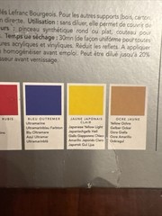 Lefranc Bourgeios Flashe Vinyl Paint, Discovery Set, 6x20ml + Matte Varnish, 7 C