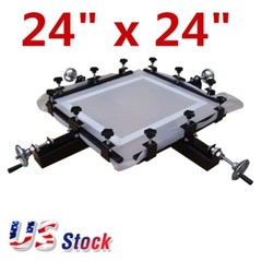 24″ x 24″ Manual Silk Screen Stretching Machine High Precise Screen Printing USA