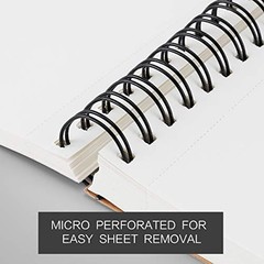 Sketchpad 9×12 Inch 68lb 100 Sheets Top Spiral Bound Sketch Book for Drawing
