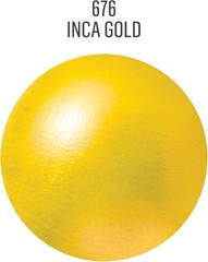 Brilliant 2 oz Metallic Acrylic Paint in Inca Gold – Ideal for Indoor Crafting