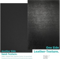 20 Pack 16 Mil Leather-Textured Heavyduty Polycovers, 11 x 17″ Tabloid Size, …