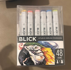 blick studio brush markers brand new