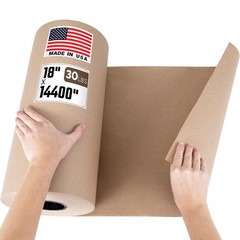 Paclord 18″ x 14400″ (1200 feet) Natural Brown x 1200′ 30 Lb, 1 Roll